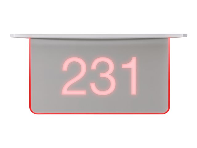 Crestron SSC-100-EL - Without engraving - meeting room availability sign - wired - grey