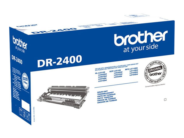 Brother DR2400 - Black - original - drum kit - for Brother DCP-L2510, L2530, L2537, L2550, HL-L2350, L2370, L2375, MFC-L2713, L2730, L2750