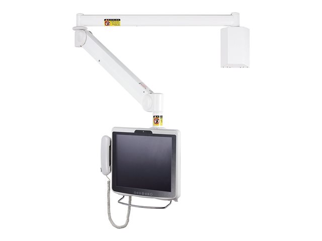 Neomounts FPMA-HAW100 - Bracket - full-motion - for LCD display - medical - white - screen size: 10\"-24\" - wall-mountable