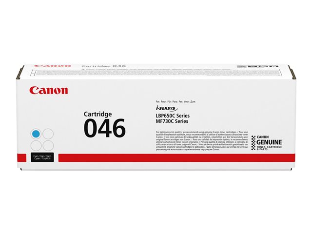 Canon 046 - Cyan - original - toner cartridge - for imageCLASS LBP654, MF731, MF735, i-SENSYS LBP653, LBP654, MF732, MF734, MF735