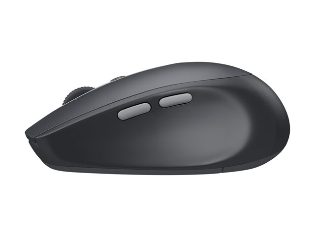 Logitech M590 Silent - Mouse - right-handed - optical - 7 buttons - wireless - Bluetooth, 2.4 GHz - USB wireless receiver - mid grey tonal