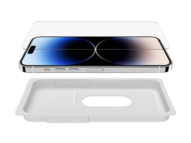 Belkin ScreenForce UltraGlass - Screen protector for mobile phone - glass - for Apple iPhone 14 Pro Max