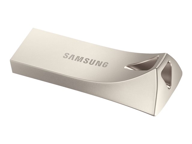Samsung BAR Plus MUF-64BE3 - USB flash drive - 64 GB - USB 3.1 Gen 1 - champagne silver