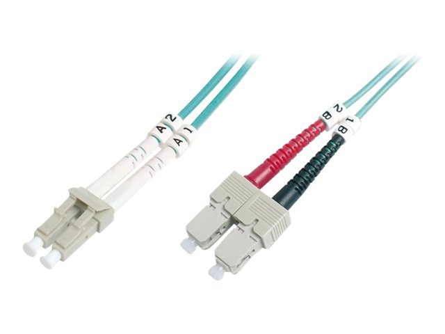 FO PATCH CORD DUPLEX LC TO SC MM OM4 5