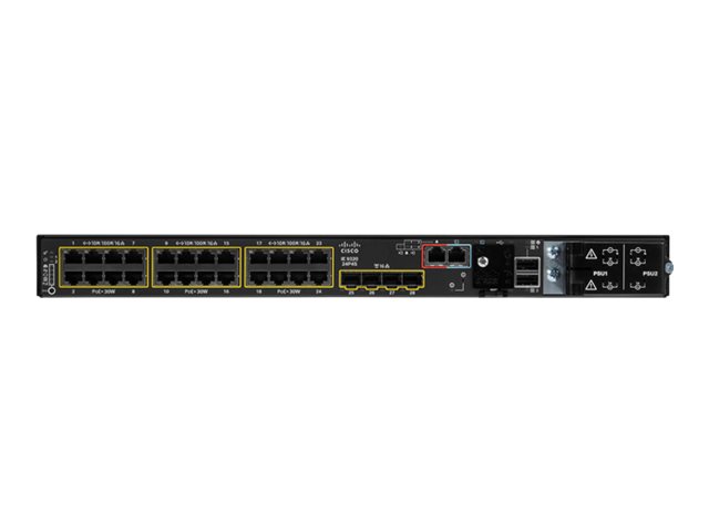 24 Port PoE+ Downlinks with 4 GE Uplinks