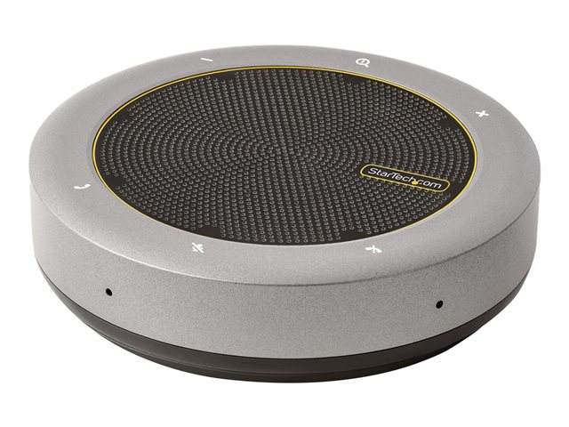 StarTech.com USB-C Conference Speaker Mini Dock, Portable Boardroom Speaker and Multiport Adapter, USB-C to VGA or 4K 60Hz HDMI, 2x USB-A (5Gbps) Hub, Mic/Speaker - Teams/Zoom/Softphone Speakerphone (DKTBRSPMPD) - Mini-dock - USB-C / Thunderbolt 3 / Thunderbolt 4 - HDMI, VGA