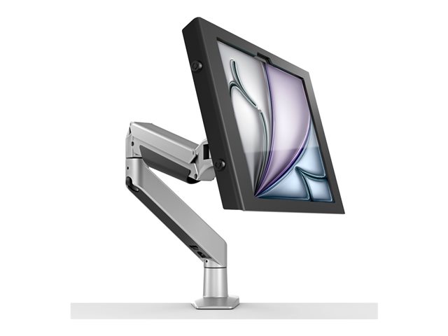 Compulocks iPad Air M2 13\" (2024), Apex Enclosure Reach Articulating Arm - Mounting kit (enclosure, articulating arm) - for tablet - lockable - high-grade aluminium - black, silver - screen size: 13\" - desk-mountable, wall-mountable - for Apple 13-inch iPad Air (M2)