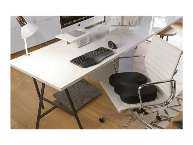 Kensington Pro Fit Ergo Wireless Mouse - Mouse - ergonomic - 5 buttons - wireless - 2.4 GHz, Bluetooth 4.0 LE - USB wireless receiver - black - retail