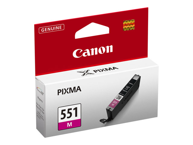 Canon CLI-551M - 7 ml - magenta - original - ink tank - for PIXMA iP8750, iX6850, MG5550, MG5650, MG5655, MG6450, MG6650, MG7150, MG7550, MX725, MX925