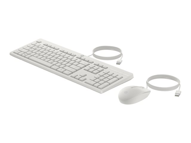 HP 225 Wired Mouse and KB G2 CWH EMEA-INTL English Loc-Euro plug