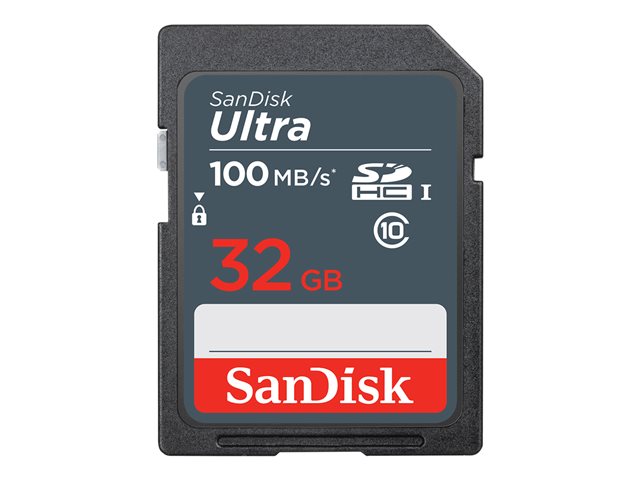 SanDisk Ultra - Flash memory card - 32 GB - UHS Class 1 / Class10 - SDHC UHS-I