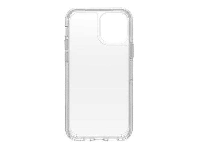 OtterBox Symmetry Series - ProPack Packaging - back cover for mobile phone - polycarbonate, synthetic rubber - clear - for Apple iPhone 12, 12 Pro