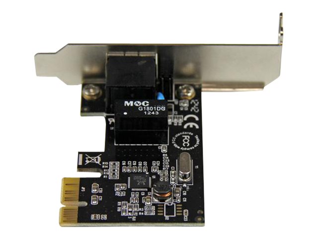 StarTech.com 1 Port PCIe Network Card - Low Profile - RJ45 Port - Realtek RTL8111H Chipset - Ethernet Network Card - NIC Server Adapter Network Card (ST1000SPEX2L) - Network adapter - PCIe low profile - Gigabit Ethernet x 1