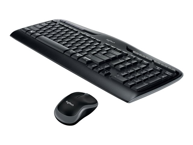 Logitech Wireless Combo MK330 - Keyboard and mouse set - wireless - 2.4 GHz - Spanish - black