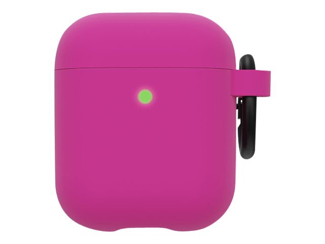 OtterBox - Case for wireless earbuds charging case - polycarbonate, synthetic rubber - strawberry shortcake (pink) - for Apple AirPods (1st generation, 2nd generation)