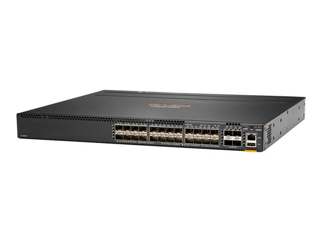 HPE Aruba 6300M - Switch - L3 - Managed - 24 x 1 Gigabit / 10 Gigabit SFP+ + 4 x 1 Gigabit / 10 Gigabit / 25 Gigabit / 50 Gigabit SFP56 (uplink / stacking) - front and side to back - rack-mountable
