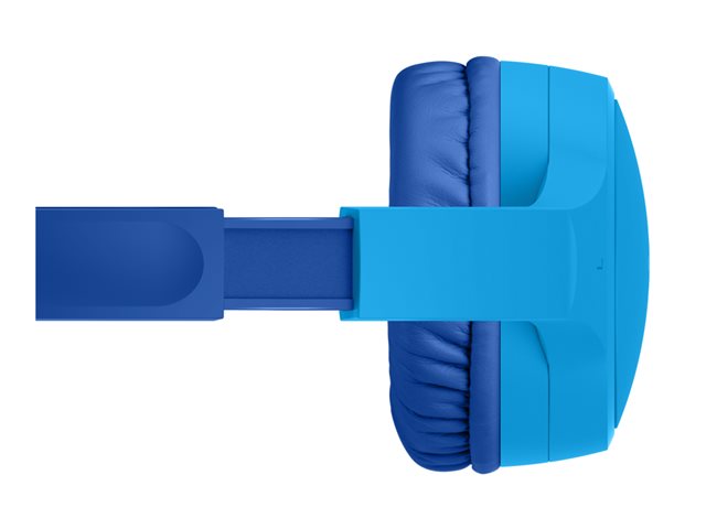 Belkin SoundForm Mini - Headphones with mic - on-ear - wired - 3.5 mm jack - blue