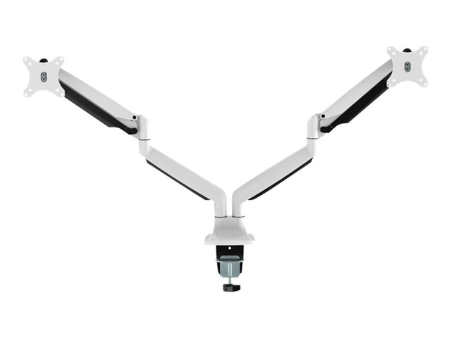 Neomounts NM-D750D - Mounting kit - full-motion - for 2 LCD displays - white - screen size: 10\"-32\" - clamp mountable, grommet, desk-mountable