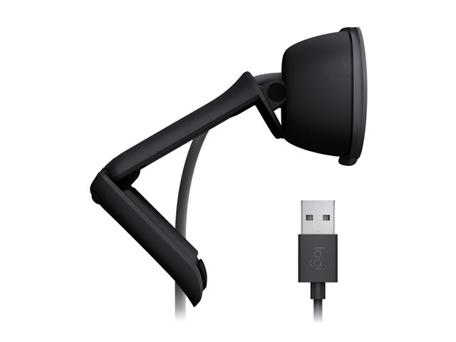Logitech BRIO 100 - Webcam - colour - 2 MP - 1920 x 1080 - 1080p, 720p - audio - USB