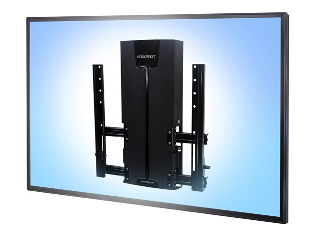 Ergotron - Mounting kit (tilt bracket, mounting template, low-profile lift module, cable management hardware) - Constant Force Technology - for LCD display - glide, very heavy duty - black - screen size: 46\"-63\" - wall-mountable