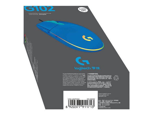 G102 LIGHTSYNC BLUE EER
