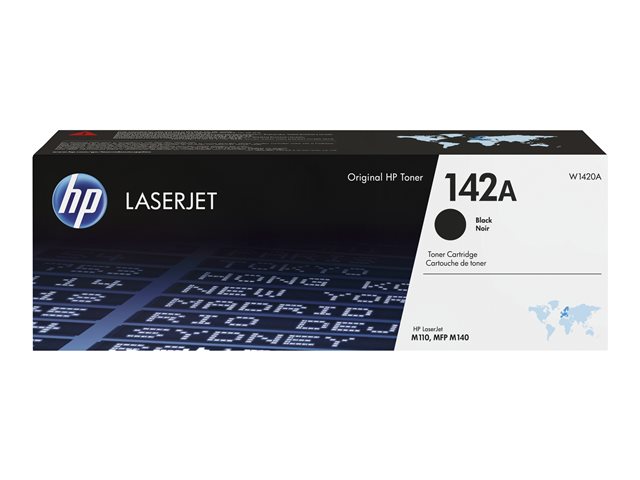 HP 142A - Black - original - LaserJet - toner cartridge (W1420A) - for LaserJet M110w, M110we, MFP M140w, MFP M140we