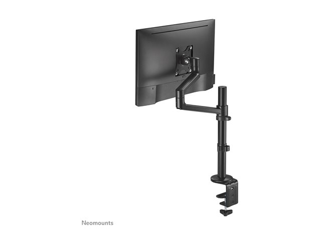 Neomounts DS60-425BL1 - Mounting kit (desk clamp mount, desk grommet, VESA adapter plate, monitor arm) - full-motion adjustable arm - for LCD display - steel - black - screen size: 17\"-27\"