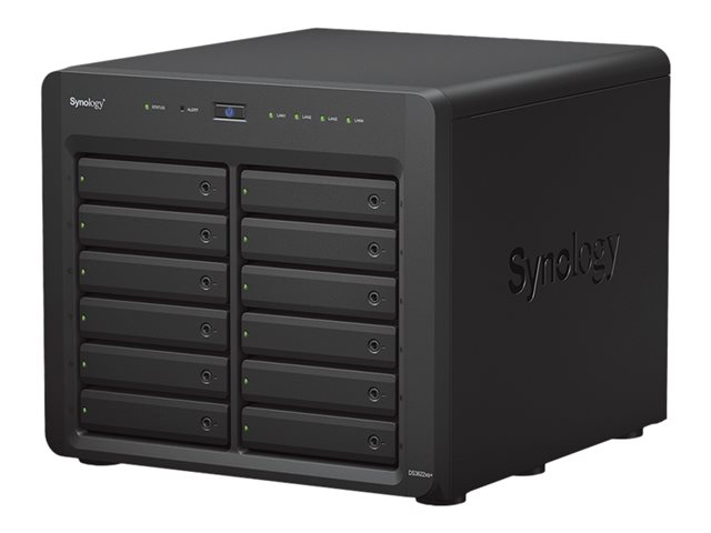 Synology Disk Station DS3622XS+ - NAS server - 12 bays - SATA 6Gb/s - RAID RAID 0, 1, 5, 6, 10, JBOD, RAID F1 - RAM 16 GB - Gigabit Ethernet / 10 Gigabit Ethernet - iSCSI support