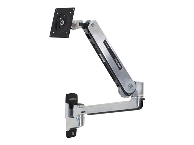 Ergotron LX - Mounting kit (sit-stand arm, extension, base, VESA adapter) - for LCD display - capacity 3.2-11.3 kg - polished aluminium - screen size: up to 42\" - wall-mountable