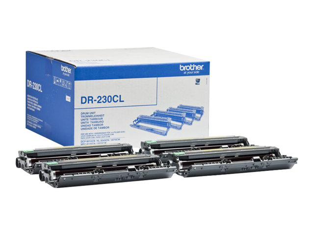 Brother DR230CL - Black, yellow, cyan, magenta - original - drum kit - for Brother DCP-9010CN, HL-3040CN, HL-3070CW, MFC-9120CN, MFC-9320CW