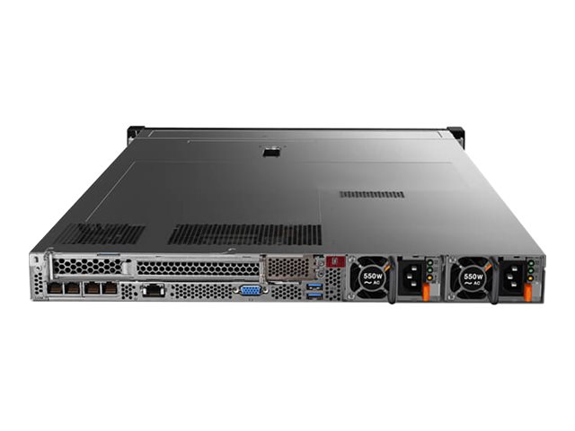 Lenovo ThinkSystem SR630 7X02 - Server - rack-mountable - 1U - 2-way - 1 x Xeon Silver 4214 / up to 3.2 GHz - RAM 16 GB - SAS - hot-swap 2.5\" bay(s) - no HDD - Matrox G200 - no OS - monitor: none