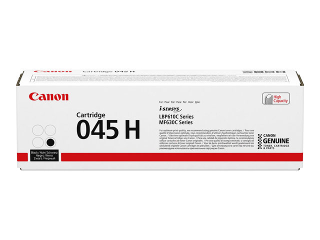 Canon 045 H - High capacity - black - original - toner cartridge - for imageCLASS LBP612Cdw, MF632Cdw, MF634Cdw