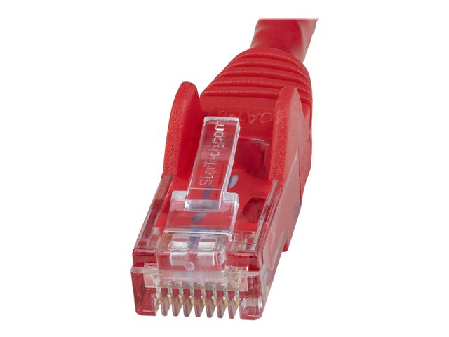 15 ft Red Snagless Cat6 UTP Patch Cable