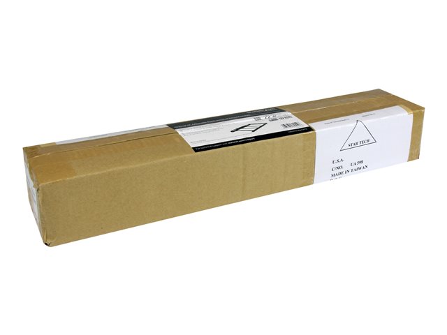 StarTech.com 1U Universal Server Rack Rails - TAA Compliant Adjustable Depth Server Mounting Rails - 19inch Rack Mount Rails (UNIRAILS1U) - Rack rail - black - 1U - 19\" - for P/N: RK2433BKM, RK2537BKM, RK3236BKF, RK4236BKB, RK4242BK24, RK4242BK30, RKQMCAB12V2