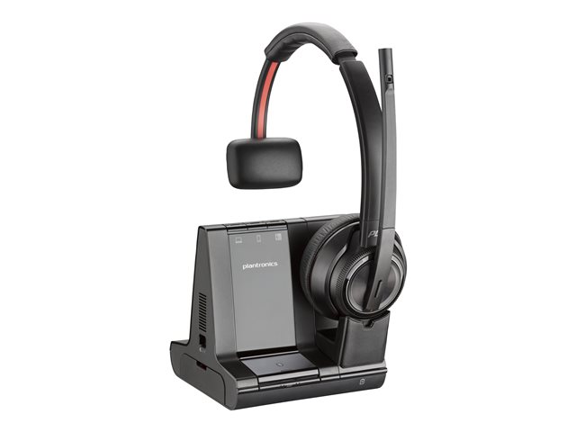 Poly Savi 8210 UC DECT 1880-1900 MHz USB-A Headset EMEA - INTL English - Euro plug - Replaces Poly SKU 209213-02