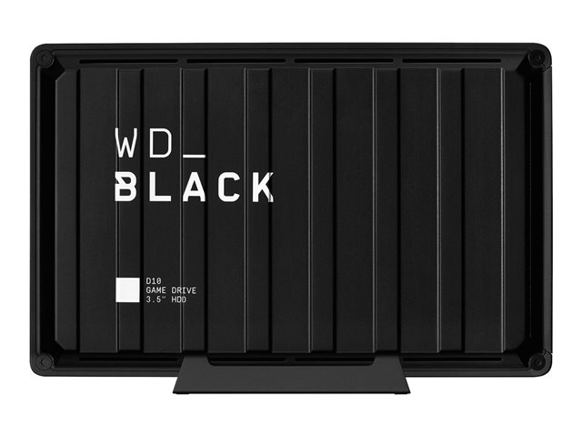 WD_BLACK D10 Game Drive WDBA3P0080HBK - Hard drive - 8 TB - external (portable) - USB 3.2 Gen 1 - 7200 rpm - black