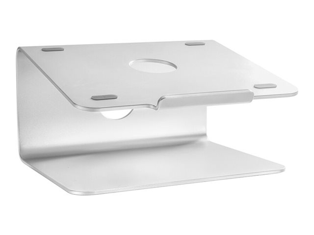 Neomounts NSLS050 - Stand - for notebook - brushed aluminium - silver - screen size: 10\"-17\" - desktop