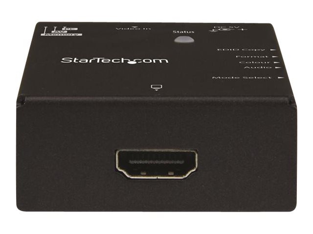 StarTech.com EDID Emulator for HDMI Displays - Copy Extended Display Identification Data - 1080p (VSEDIDHD) - EDID reader / writer - HDMI - black