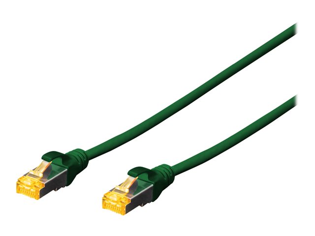 CAT 6A S-FTP PATCH CORD CU LSZH AWG 26/7 LENGTH 1 M COLOR GREEN