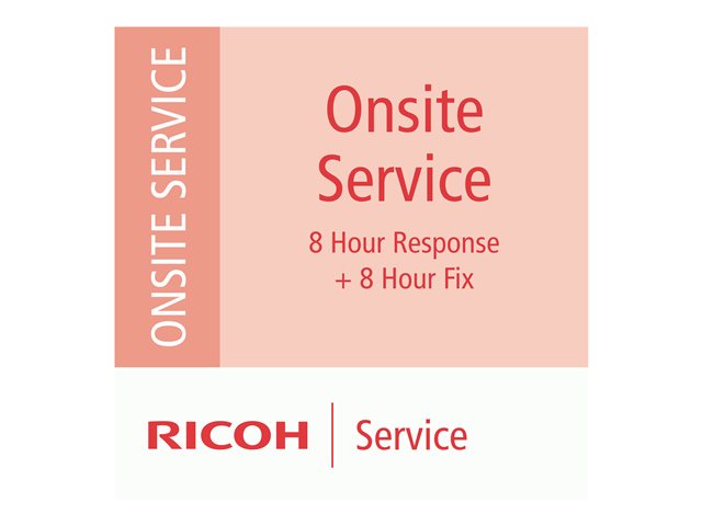Ricoh Scanner Service Program 3 Year Bronze Service Plan for Fujitsu Low-Volume Production Scanners - Extended service agreement (extension) - parts and labour (for scanners) - 3 years - on-site - 8x5 - response time: 8 h - repair time: 8 hours - for fi-7600, 7700, 7700S