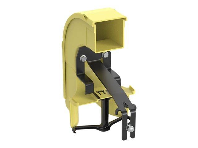 Panduit FiberRunner - Cable raceway spill-over junction - yellow