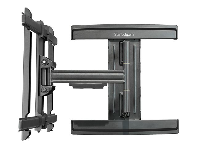 StarTech.com TV Wall Mount for up to 80 inch (110lb) VESA Mount Displays, Low Profile Full Motion Universal TV Wall Mount Bracket, Heavy Duty Adjustable Tilt/Swivel Articulating Arm - Cable Management - Bracket - full-motion adjustable arm - for TV - steel - screen size: 37\"-80\" - mounting interface: VESA - wall-mountable