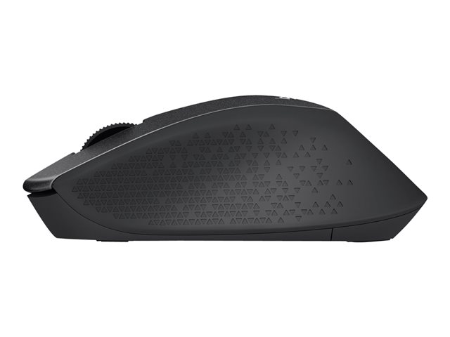 Logitech M330 SILENT PLUS - Mouse - 3 buttons - wireless - 2.4 GHz - USB wireless receiver - black