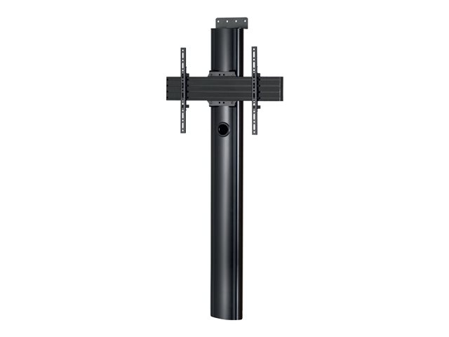 B-TECH Mode-AL BT8700 - Stand - for flat panel - premium - lockable - black - screen size: 39\"-75\" - mounting interface: up to 672 x 400 mm - floor to wall mountable