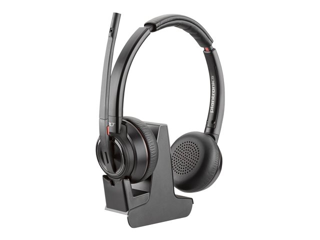 Poly Savi 8220 UC DECT 1880-1900 MHz USB-A Headset EMEA - INTL English - Euro plug - Replaces Poly SKU 209215-02