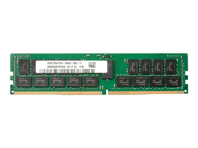 HP - DDR4 - module - 32 GB - DIMM 288-pin - 2666 MHz / PC4-21300 - 1.2 V - registered - ECC - for Workstation Z4 G4, Z6 G4, Z8 G4