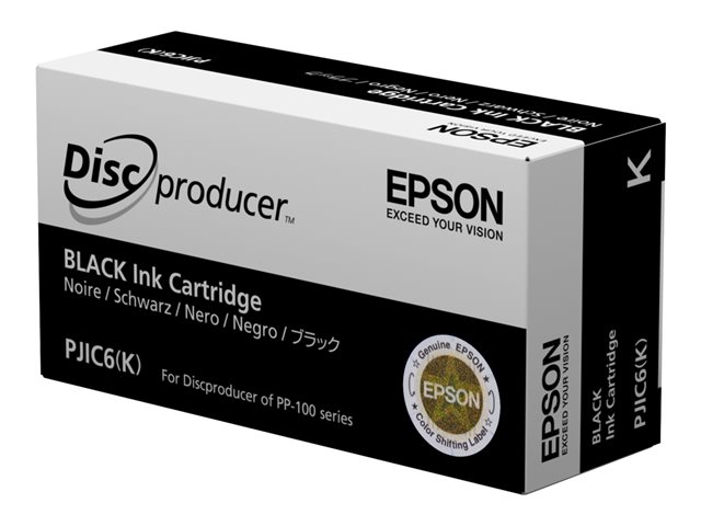 Epson Discproducer PJIC7(K) - Black - original - ink cartridge - for Discproducer PP-100, PP-100AP, PP-100II, PP-100IIBD, PP-100III, PP-100N, PP-100NII