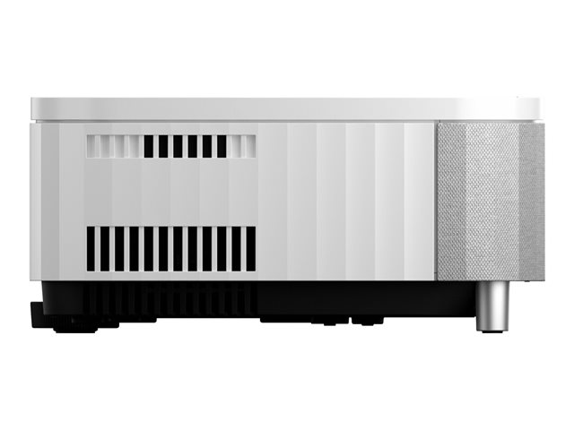 Epson EH-LS800W - 3LCD projector - 4000 lumens (white) - 4000 lumens (colour) - 3840 x 2160 (3 x 1920 x 1080) - 16:9 - 4K - ultra short-throw fixed lens - 802.11ac wireless - black / white - Android TV