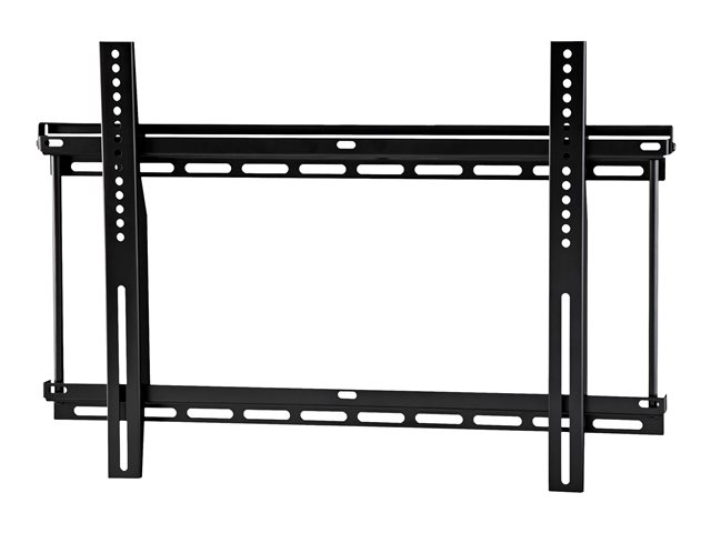 Ergotron Neo-Flex - Mounting kit (wall plate, locking bar, 2 rails) - Fixed, Ultra Heavy Duty - for flat panel - black - screen size: 37\"-80\"