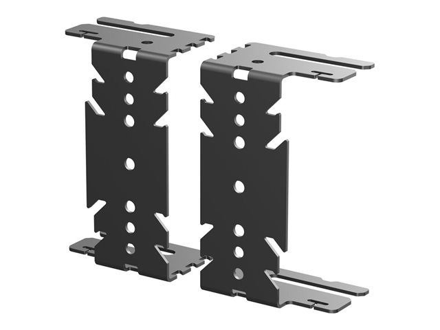 Vogel's RISE A122 - Mounting component (2 mounting brackets) - for peripheral equipment - black - stand mountable